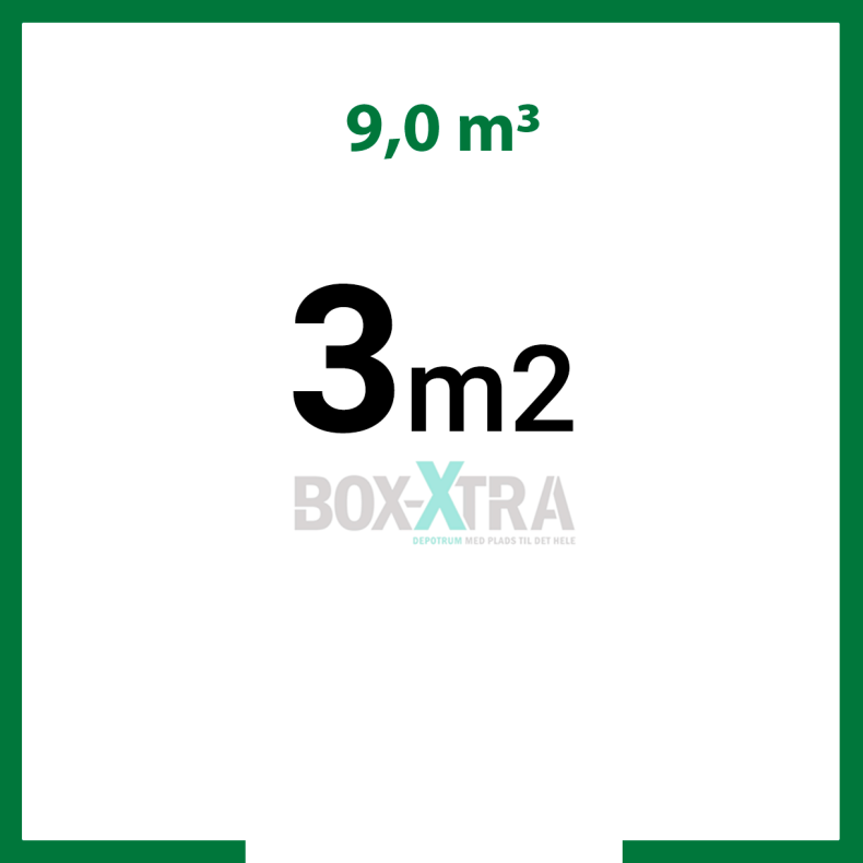 3 m2 DEPOTRUM nr. 304