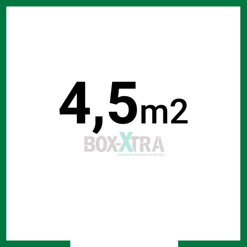 4,5 m2 DEPOTRUM nr. 4505