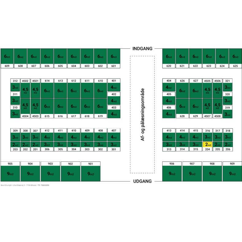 2 m2 DEPOTRUM nr. 204