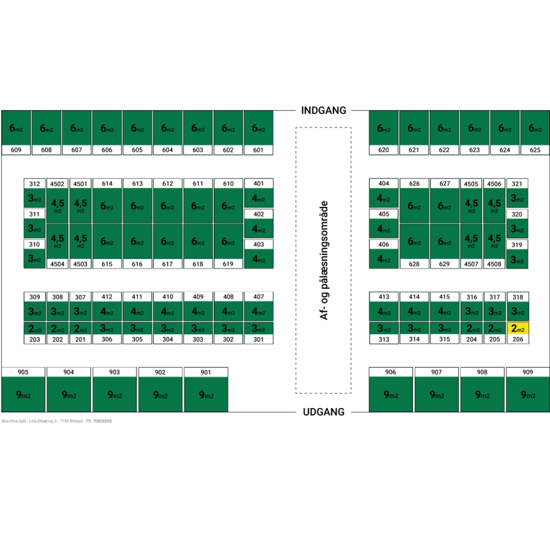 2 m2 DEPOTRUM nr. 206