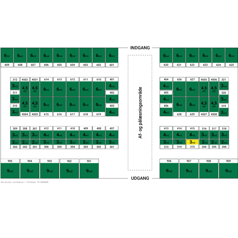 3 m2 DEPOTRUM nr. 315