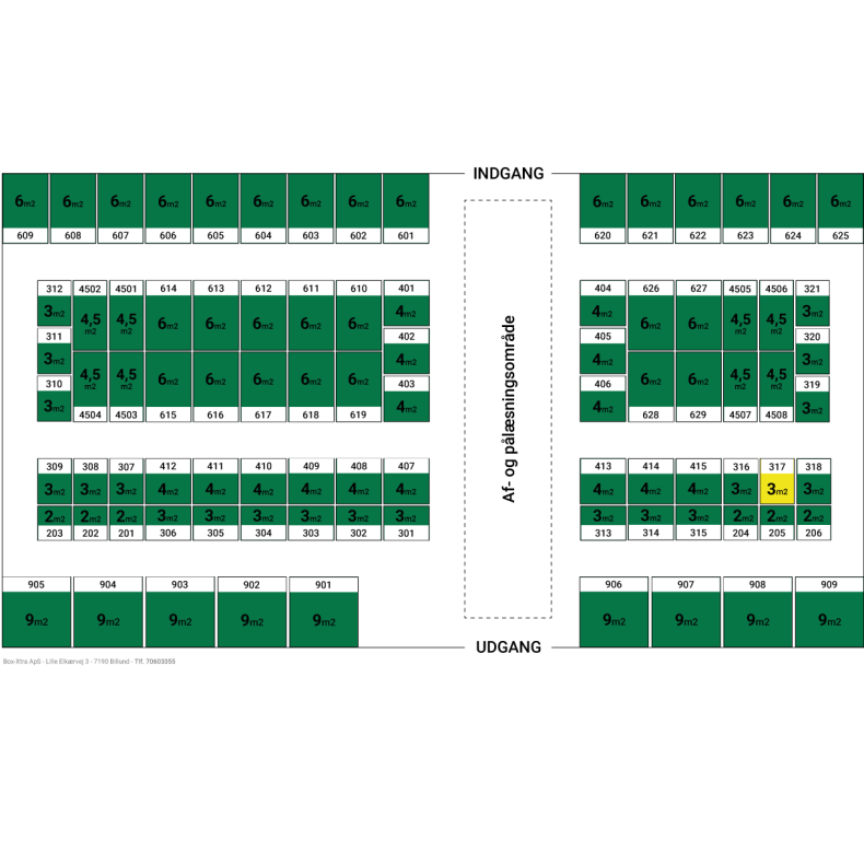 3 m2 DEPOTRUM nr. 317