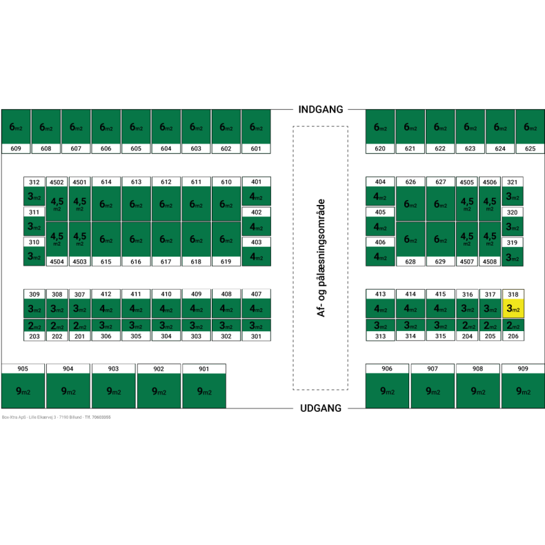 3 m2 DEPOTRUM nr. 318
