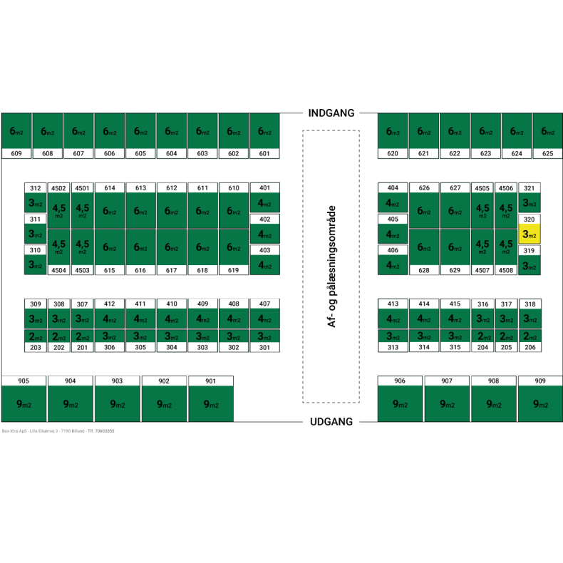 3 m2 DEPOTRUM nr. 320