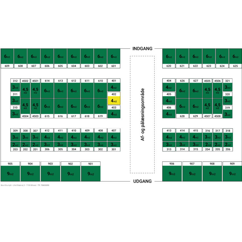 4 m2 DEPOTRUM nr. 402