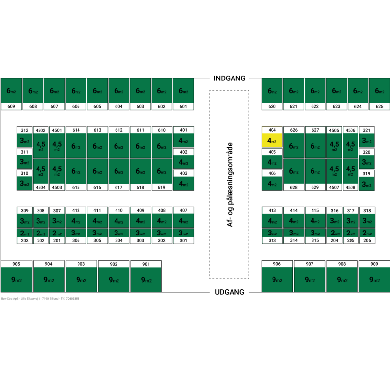 4 m2 DEPOTRUM nr. 404