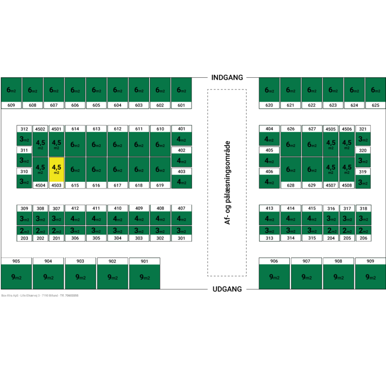 4,5 m2 DEPOTRUM nr. 4503
