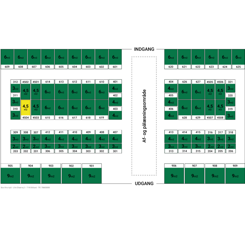 4,5 m2 DEPOTRUM nr. 4504