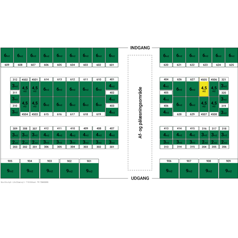 4,5 m2 DEPOTRUM nr. 4505