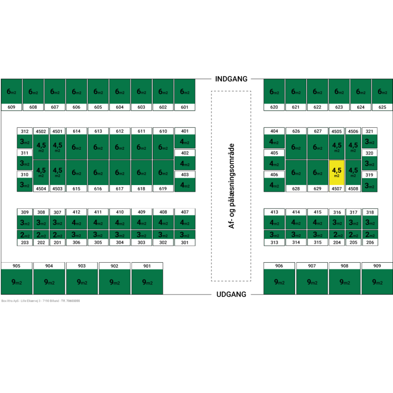 4,5 m2 DEPOTRUM nr. 4507