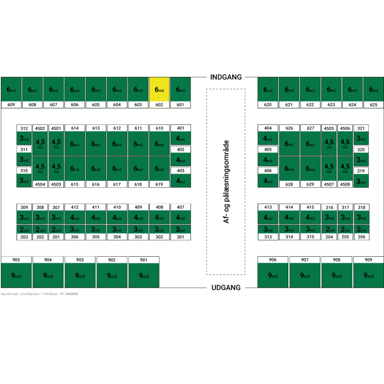 6 m2 DEPOTRUM nr. 602