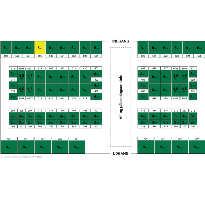 6 m2 DEPOTRUM nr. 606