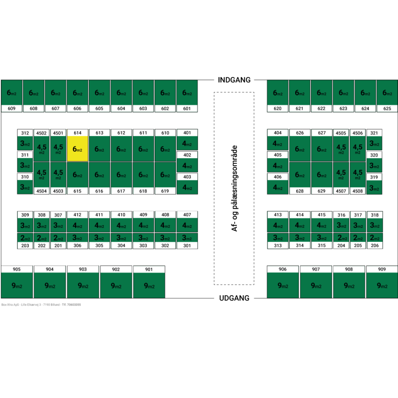 6 m2 DEPOTRUM nr. 614