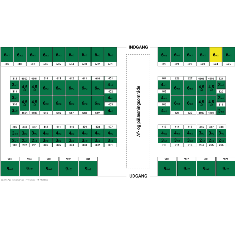 6 m2 DEPOTRUM nr. 624