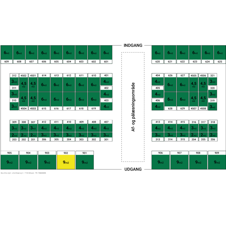 9 m2 DEPOTRUM nr. 902