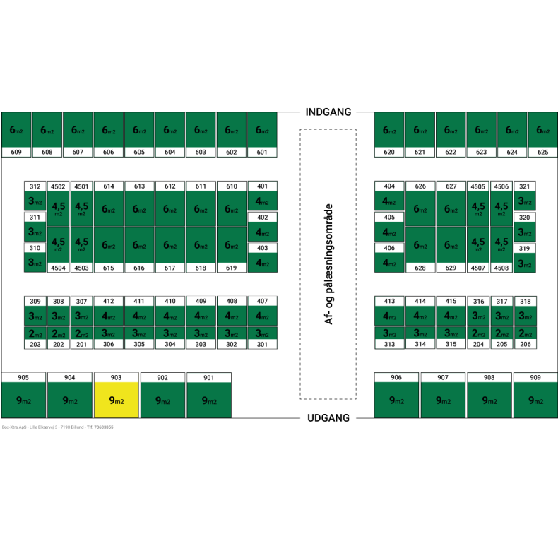 9 m2 DEPOTRUM nr. 903