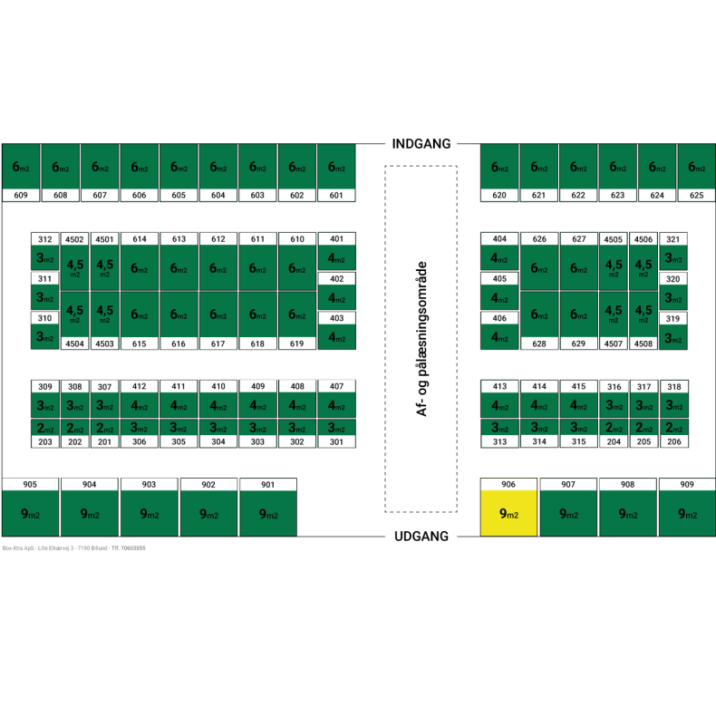 9 m2 DEPOTRUM nr. 906